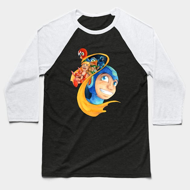 Children of Light Baseball T-Shirt by artbypeluso